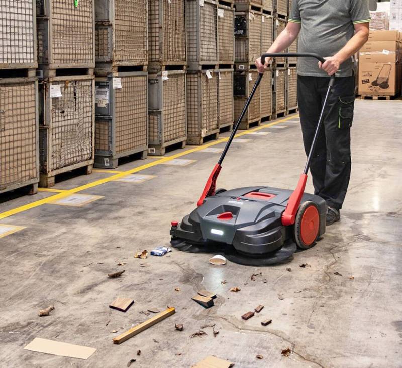 Balayeuse HS700 CAS à batterie ou manuelle à Cassis