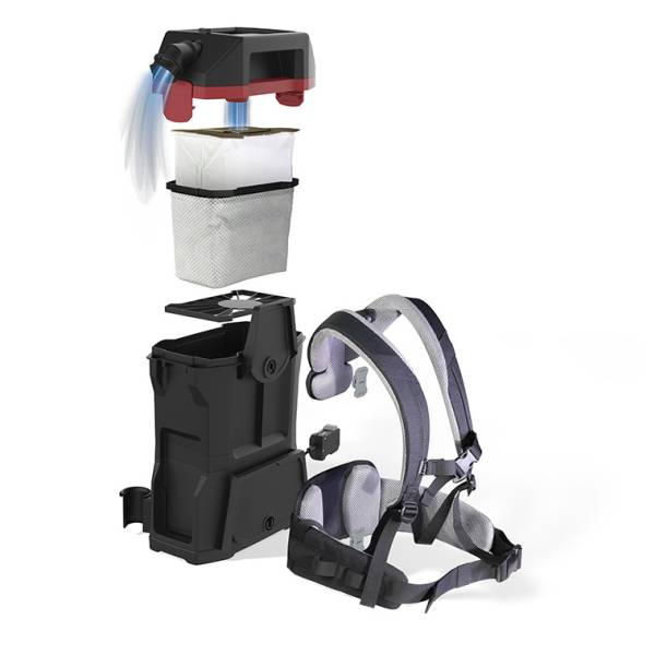 Aspirateur poussières professionnel dorsal à câble BOOSTIX à Vitrolles