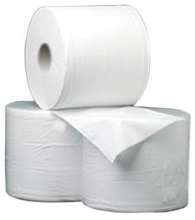 Bobine Industrielle Essuie Mains 1000 Formats Blanc