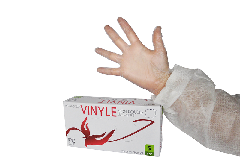 Gant Vinyl non Poudré Taille L