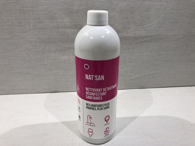 Nettoyant détartrant désinfectant sanitaire Ecocert : Nat’san - HTS BIO - Toulon