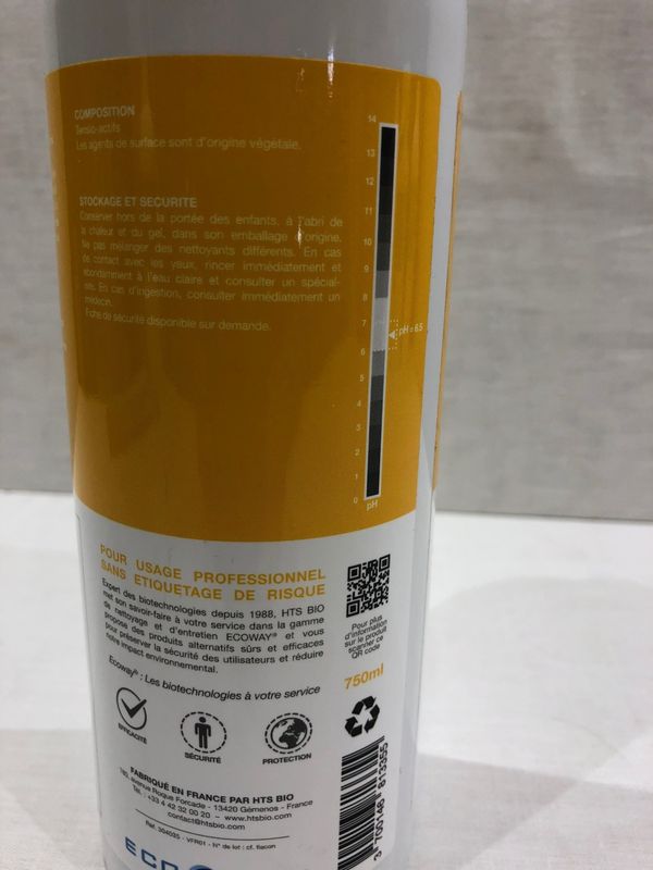 Nettoyant vitres et surfaces lisses écologique : Aliglass - HTS BIO - Grasse