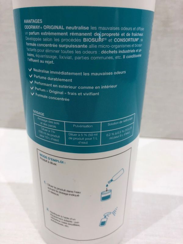 Surodorant neutralisant surpuissant : Odorway   Provence - HTS BIO - Merignac