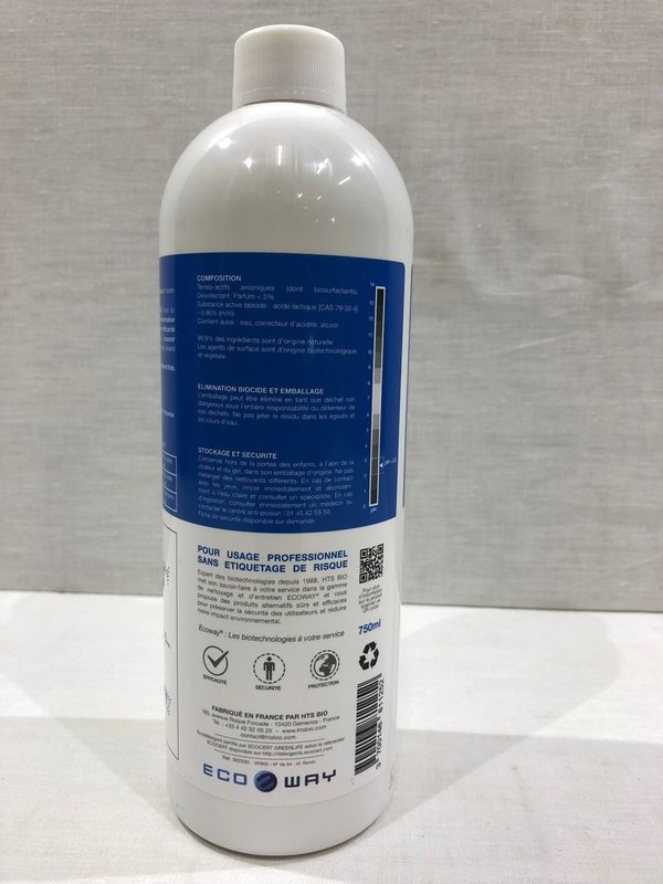 Nettoyant désinfectant de surface : Nat’clear - HTS BIO