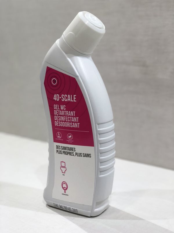 Gel WC détartrant désinfectant désodorisant : 4D Scale - HTS BIO - Chelles