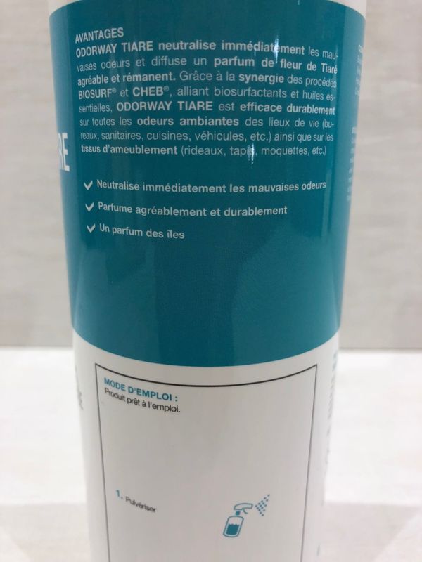 Surodorant destructeur d’odeurs ambiantes écologiques : Odorway Tiaré - HTS BIO - Guéret