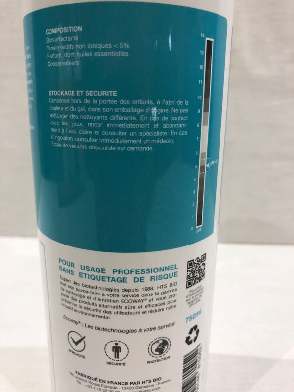 Surodorant destructeur d’odeurs ambiantes écologiques : Odorway Tiaré - HTS BIO - Clermont - Ferrand