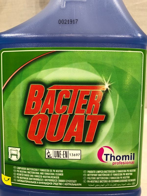 Nettoyant bactéricide à pH neutre : Bacter Quat - THOMIL - Lunéville