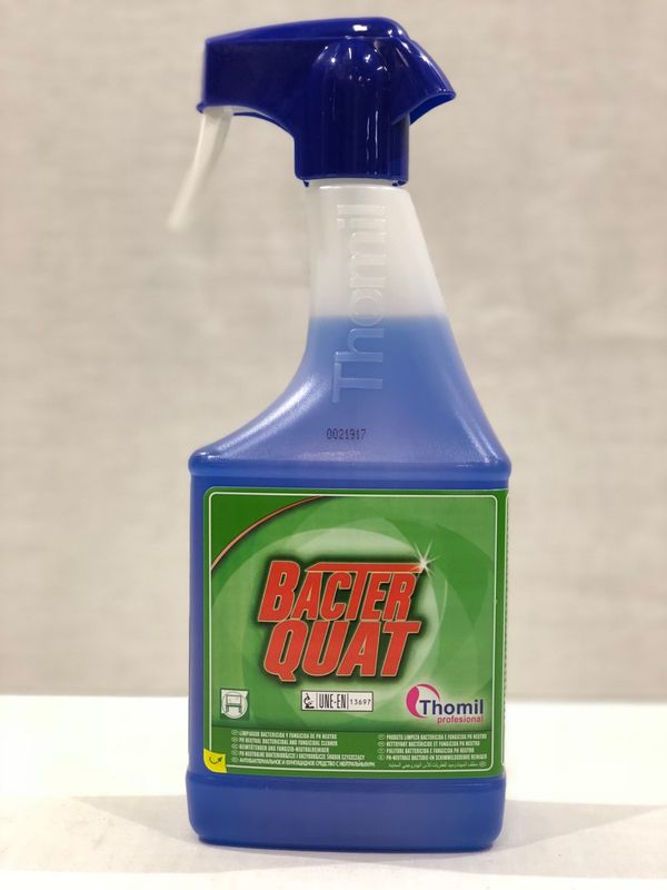 Nettoyant bactéricide à pH neutre : Bacter Quat - THOMIL - Pont-à-Mousson