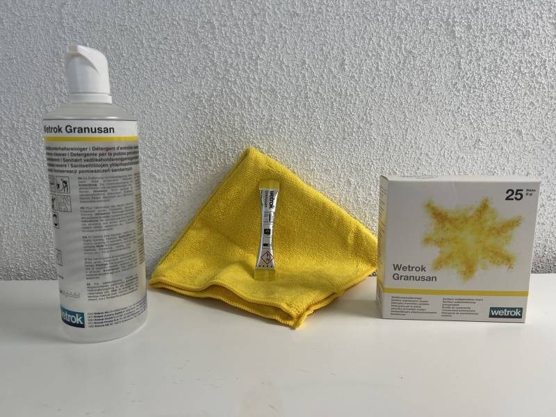 Granusan Wetrok nettoyant sanitaires en granule à Aix en provence proche de Marseille
